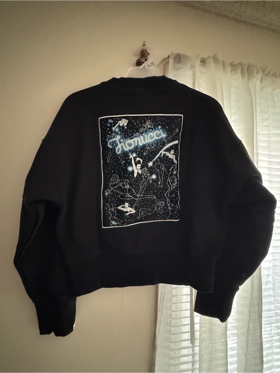 adidas Tops - Fiorucci x Adidas Black Graphic Crewneck Sweatshirt